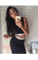 Crop top long- čierný